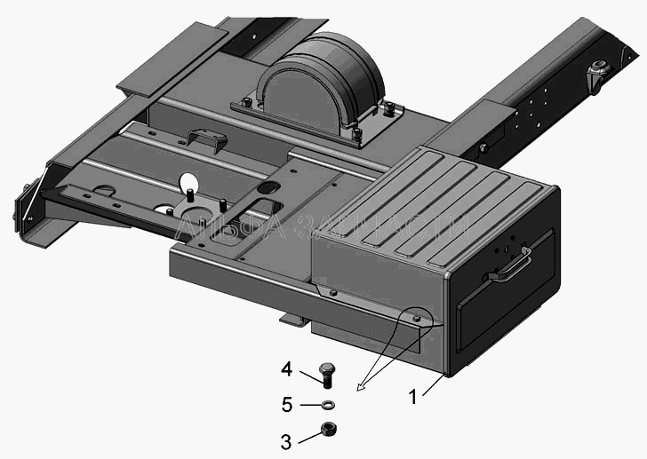 65115-3919001-80 Установка инструментального ящика  